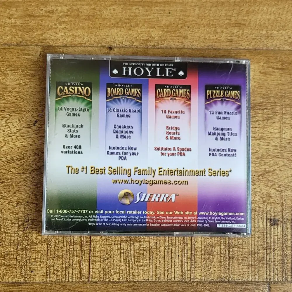 Vtg 2002 Sierra Hoyle Casino CD PC Game